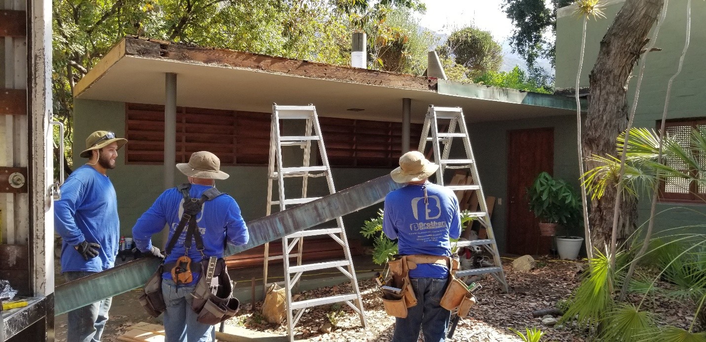 Box Rain Gutter Pasadena